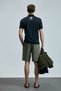 Ross Sports Men's Chino Shorts Slim Fit Green - 6