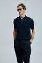 Edwın Men's Modal Blended Sweater Navy Blue - 2