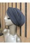 Meryemcebone Hijab Bonnet Smoked Color Double Sided Knotted Drawstring Bonnet