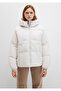 Hooded White Puffer Coat 1110199 -83746 - 4