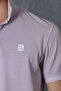 Vernon Sports Polo Neck Men's T-Shirt Light Lilac - 3