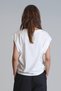 Valery Women's T-Shirt Regular Fit Ecru - 6
