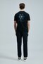 Peace Modern Graphic T- Shirt Black - 6