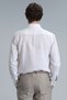 Pitaya Men's Linen Shirt Comfort Fit White - 6