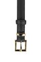 Women's Thin Square Gold Buckle Belt - Basic Trouser Skirt Belt - 2