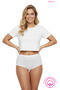 10-Pack 100% Cotton Heart Patterned High Waist Bato Briefs - Value Set - 3
