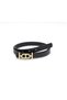 Black Gold Buckle Stylish Women's Belt, Trouser Belt, Shirt Belt, Coat Belt, Dress Belt - 3