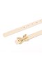 Gold Buckle Women's Belt – Matching with Dresses and Pants