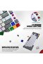 MK915 Tri-Mode Wireless ARGB Mechanical Keyboard,Anti Ghosting Keys,Aluminum Frame,83 Keys,Brown Switch,Grey - 5