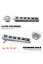 MK915 Tri-Mode Wireless ARGB Mechanical Keyboard,Anti Ghosting Keys,Aluminum Frame,83 Keys,Red Switch,Grey - 3