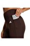Optime Essentials Women's Brown Leggings with Pockets - 6