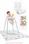 High Chair Cover Fruit and Vegetable 3 Pieces Roll of 10