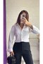Düz Beyaz Renk Basic Poplin Gömlek