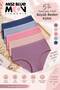 Women's Corded Fabric Rib Knit Cotton Briefs 5-Pack 5450