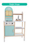 Wooden Montessori Educational Children's Kitchen with Led Stove - 7