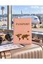Leather Passport Cover Single Pink - 4