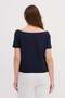 Kayık Neckline Printed T-Shirt P1788 - 4