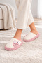 Women's Silent Sole Plush House Slippers with Frog Figure - 3