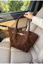 WOMEN'S MULTIPLE COMPARTMENTS LARGE VOLUME HAND AND SHOULDER BAG - 2