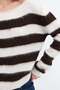 Boat Neck Striped Knitwear Sweater K3494 - 3