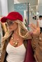 Women's Soft Plush Cap Hat