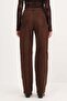 Suede Wide Leg Pants Pn17615 - 6