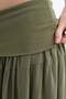 Elastic Waist Lined Long Skirt E18488 - 3