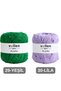 Platinum Sequin Knitting Yarn, Shiny Lurex Crochet and Skewer Compatible Wool, Cobalt Blue - 7