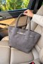 Women's New Season Suede Leather Long Strap Shoulder & Hand Bag with Magnet Closure - 8