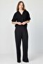 Women's Belt Detailed Fabric Trousers - 6