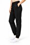 Women's premium diving fabric high-waisted striped casual sweatpants