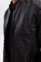 Men's Regular Leather Coat - 7