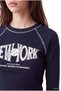 Women's Contrast Stitching Piece Bodysuit - 5