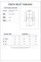 Men's Judge Collar Long Coat with Pockets - 8