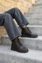 , Women's Genuine Leather Boots 143359Z326 Brown - 2