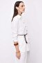 Women's Belted Linen Shirt - 3