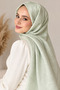 Minelscarf Green Ethnic Monogram Shawl - 3