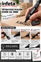 Black Colored Pen 3 mm Cut Tip Alcohol-Based Permanent Marker for All Surfaces - 3