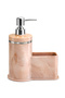 Stylish Silver Detailed Liquid Soap Dispenser with Sponge Holder for Kitchen or Bathroom, Domestic Production - 3