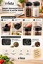 300 ml Plastic Smart Spice and Salt Dispenser with Adjustable Multi-Hole Lid - 3