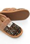 Leopard Polar Soft Textured Fur Inner Lining Detailed Comfortable Fit Daily Home Boots - 3