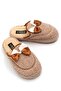 Mink Plush Textured Lightweight Comfortable Soft House Slippers with Ribbon Accessories