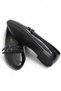 Black Patent Leather Flexible Sole, Oval Toe, Double Buckle, Comfortable Ballerinas Suitable for Daily Use. - 2