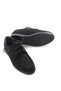 Black Nubuck Textured Comfortable Insole Practical Lace-Up Daily Casual Shoes - 3