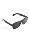 Black Lightweight Frame Colorful Glass Polarized Filter Protective Detailed Sunglasses