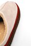 Beige Furry Textured Practical Design Daily Home Slippers with Embroidery Detail - 5