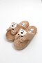 Taba Plush Textured Closed-Front Non-Slip Sole Comfortable Home Slippers Suitable for Daily Use - 3