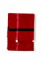 Burgundy Woven Fabric Plaid Patterned Soft Textured Rectangular Shawl with Fine Tassel Detail on the Edge - 2