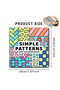 20x20cm 24pages SIMPLE & PATTERNSE Coloring Book for Adults Featuring Cute Cozy Daily Activities for - 3