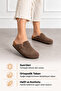Eliza Women's Brown Comfortable Cork Sole Casual Sabo Daily Boston Slippers